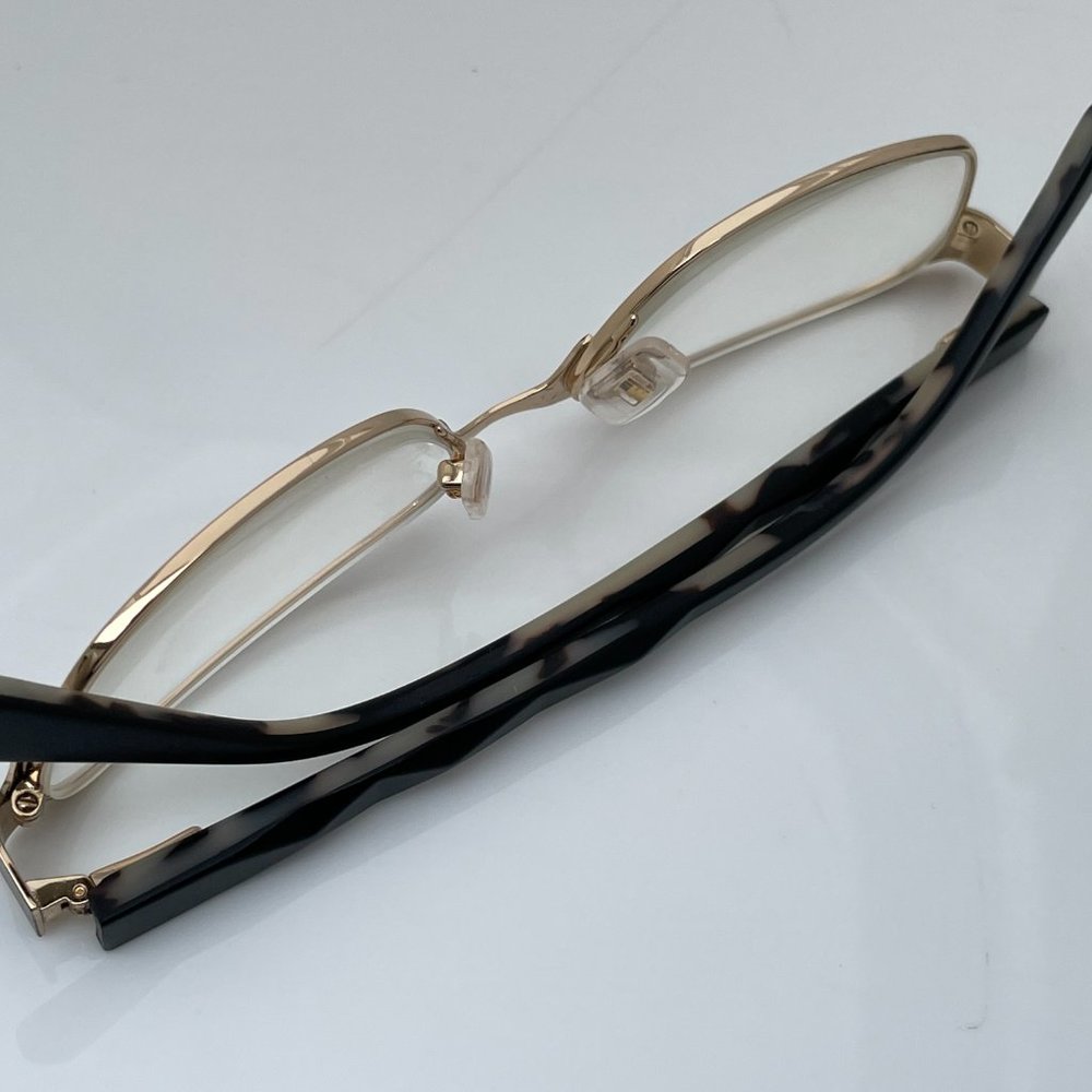 Marchon NYC Women Glasses Frame M-SURREY Black/Gol - Picture 15 of 15